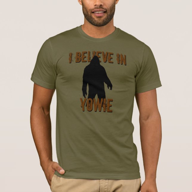 T-shirt de Yowie dos homens (Frente)