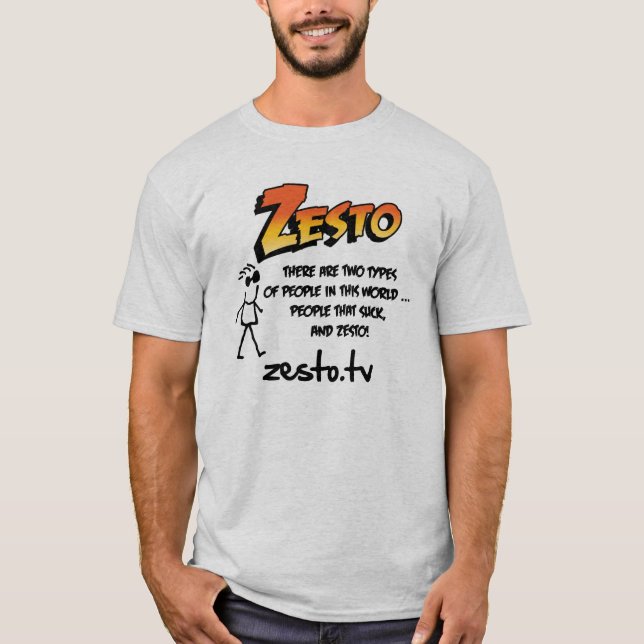 T-shirt de Zesto (luz) (Frente)