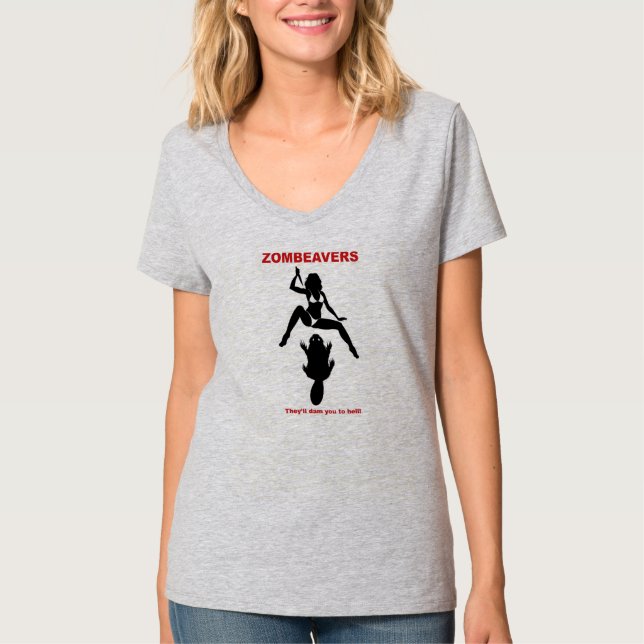 T-shirt de ZOMBEAVERS (Frente)