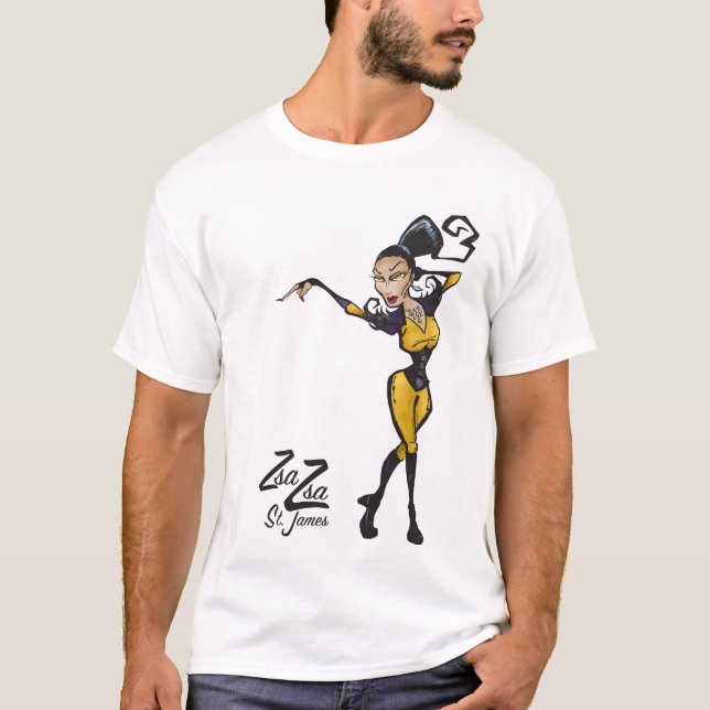 T-shirt de Zsa Zsa St James (Frente)
