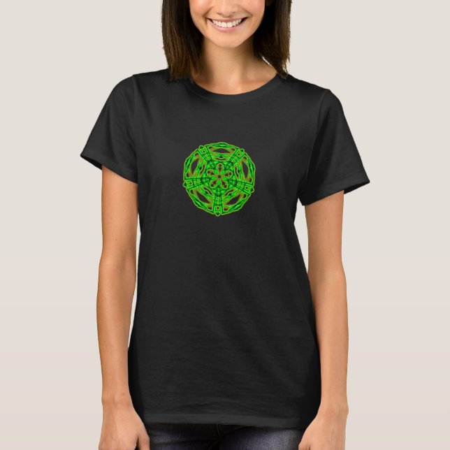 T-shirt Debardeur nervure verte (Frente)