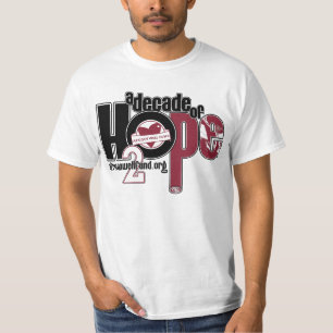T-shirt Década do Tshirt do valor dos homens da esperanç