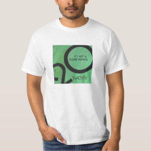 T-shirt Década verde Birthdday