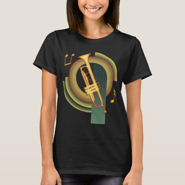 T-shirt Deco de Trombeta (Frente)