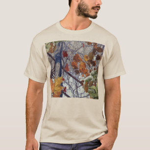 T-shirt Decoração da Camuflagem de Inverno da Primeira N