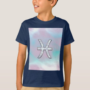 T-shirt Decoração da madrepérola do símbolo do zodíac