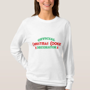T-shirt Decorador oficial do biscoito do Natal