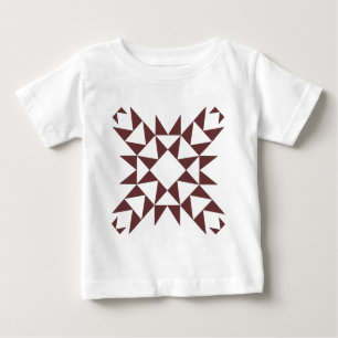T-shirt Decorativo 01 - Marrom escuro