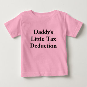 T-shirt Dedução Fiscal De pai
