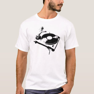T-shirt Deejay DJ Turntable T Shirt Presentes para músic