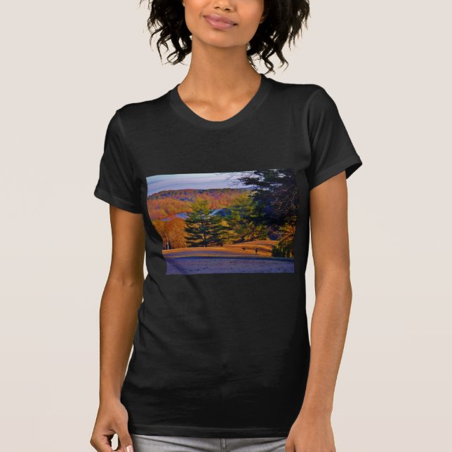 T-shirt Deer & Mt Lake (Frente)