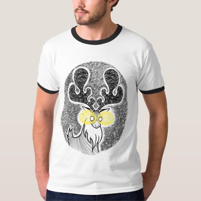 T-shirt deerlights (luz) (Frente)