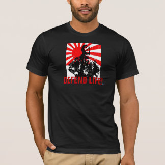 T-shirt DEFENDA A VIDA!  Kamikaze mim edição