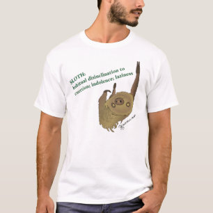 T-shirt Definição da preguiça