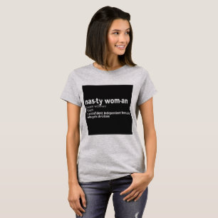 T-shirt Definição de uma mulher desagradável