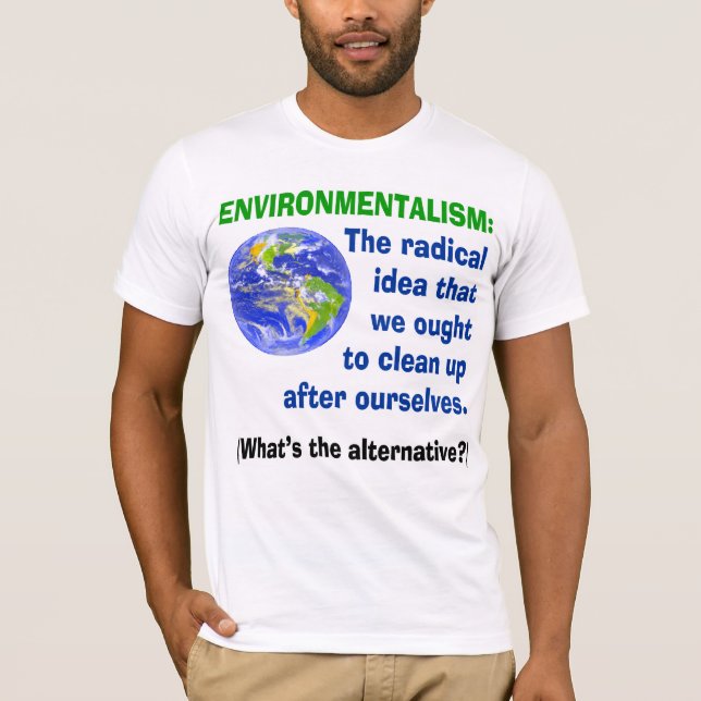 T-shirt definido ambientalismo (Frente)