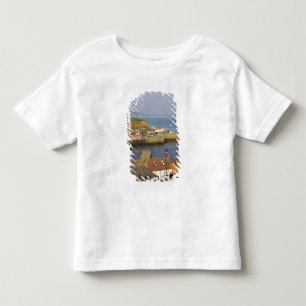 T-shirt Degraus que levam ao porto, Whitby, Norte