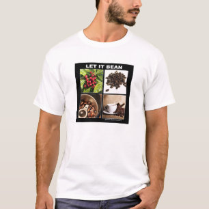 T-shirt deixado o feijão