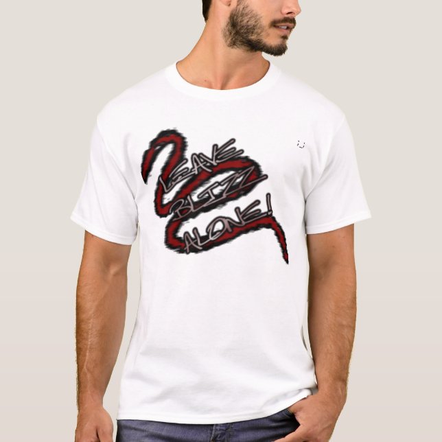 T-shirt Deixe Blizz sozinho! ; _; (Frente)