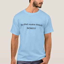 T-shirt Deixe cair o biscoito