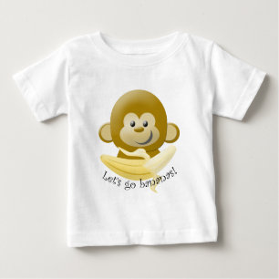 T-shirt Deixe-nos ir bananas!