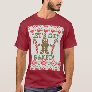 T-shirt Deixe-nos obter cozeu o homem de pão-de-espécie