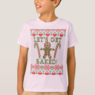T-shirt Deixe-nos obter cozeu o homem de pão-de-espécie