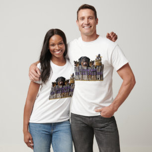 T-shirt Deixe os cães para fora!