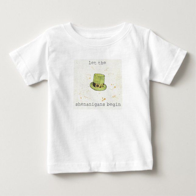 T-shirt Deixe os Shenanigans começar | Cuties afortunado (Frente)