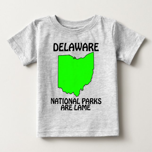 T-shirt Delaware - Parques Nacionais São Chatos (Frente)