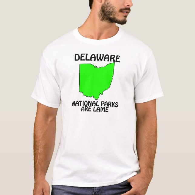 T-shirt Delaware - Parques Nacionais São Chatos (Frente)