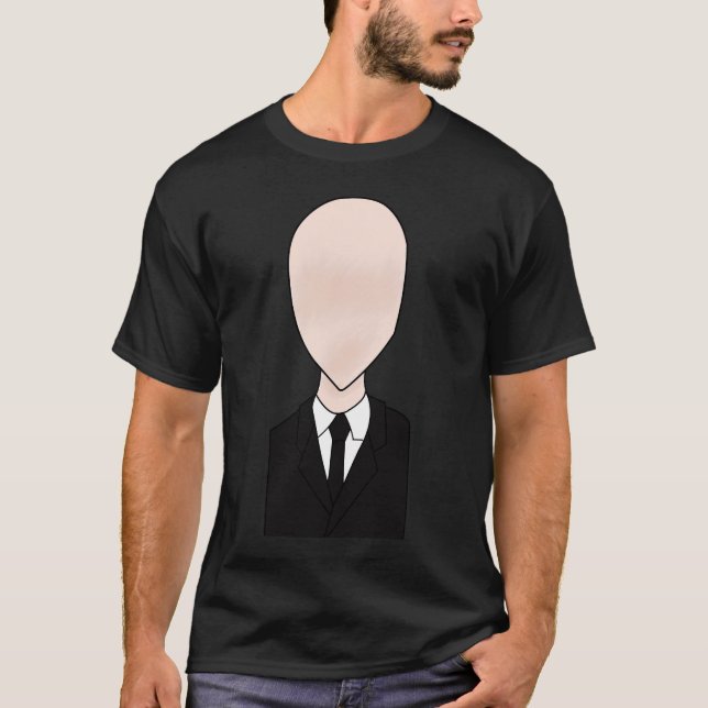T-shirt delgado do homem (Frente)