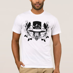 t-shirt delicado da forma do puffystyle do cão do