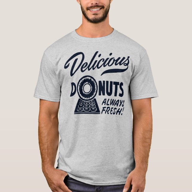 T-shirt deliciosos das rosquinhas (Frente)