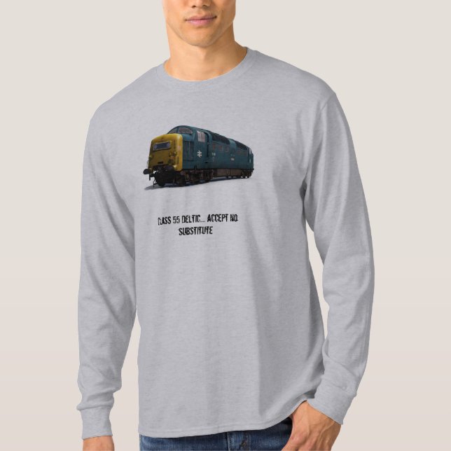T-shirt Deltic da Longo-Capa 'nenhum substitute (Frente)