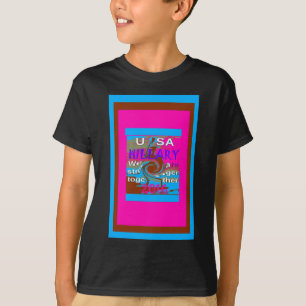 T-shirt Democratas Hillary Pelo Presidente dos EUA