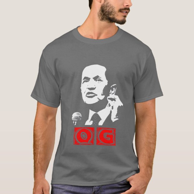 T-shirt Dennis Kucinich:  Gangsta original (Frente)