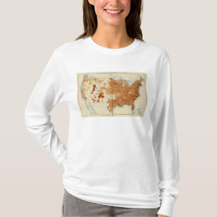 T-shirt Denominações religiosas 1890 de 34 proporções