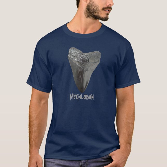 T-shirt Dente de Megalodon (Frente)