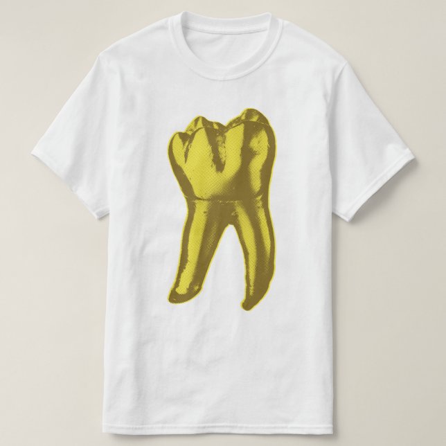 T-shirt Dente Dourada (Frente do Design)