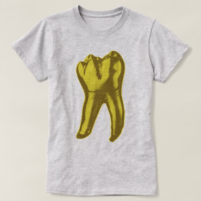 T-shirt Dente Dourado (Frente do Design)