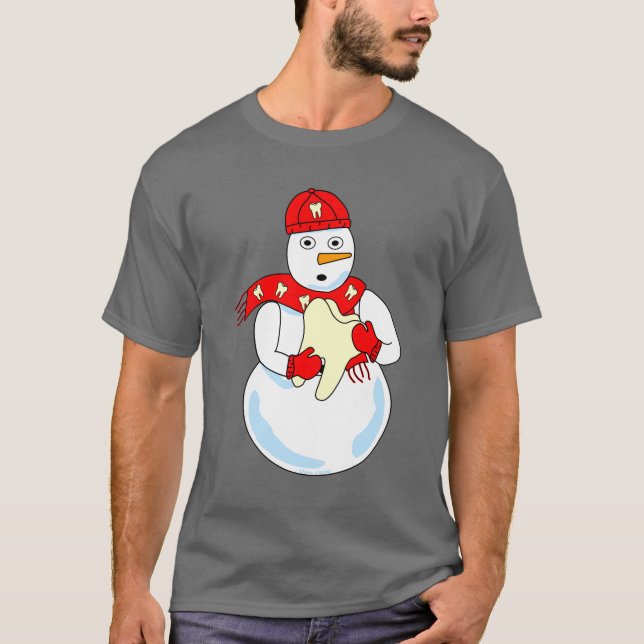 T-Shirt Dente Snowman (Frente)