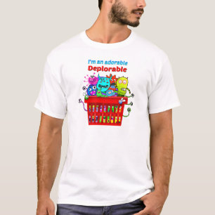 T-shirt Deplorável adorável, cesta de Deplorables