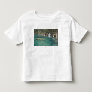 T-shirt Depósitos minerais formam cachoeiras e águas turqu