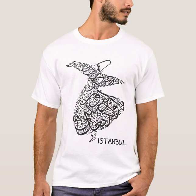 T-shirt Dervish girando (Frente)
