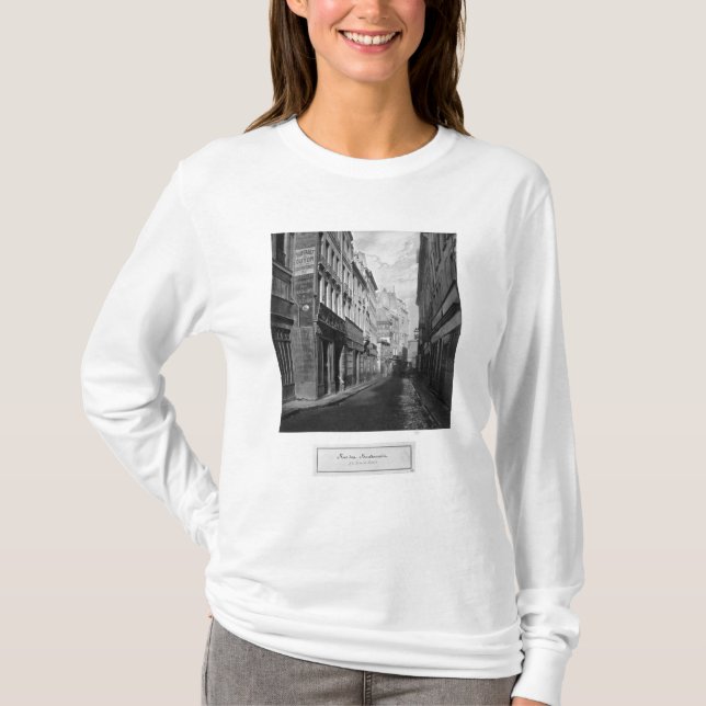T-shirt DES Bourdonnais Paris 1858-78 da rua (Frente)
