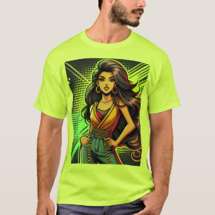 T-Shirt Des de Garota Bold e Linda