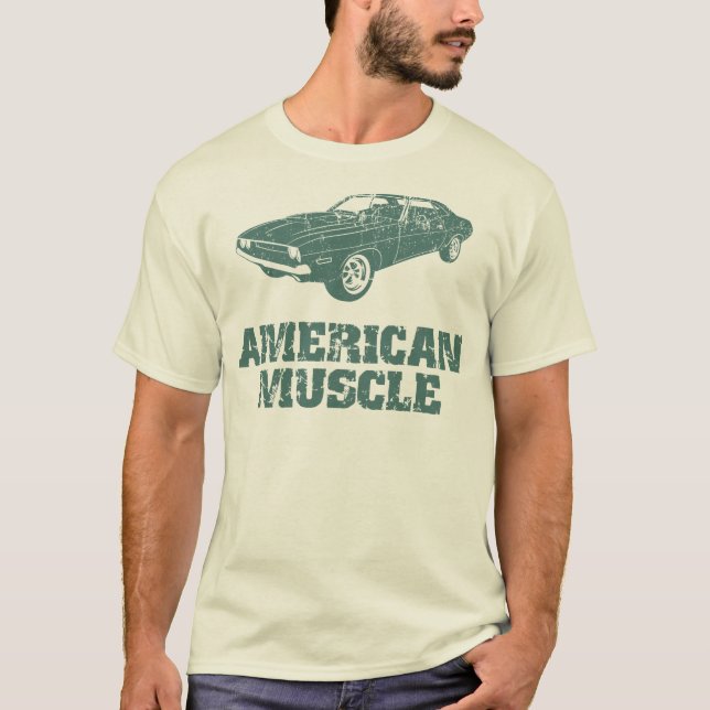 T-shirt Desafiador de 1970 Dodge (Frente)