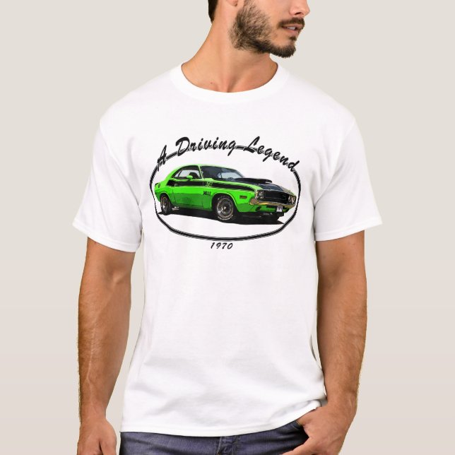 T-SHIRT DESAFIADOR DE 1970 DODGE (Frente)