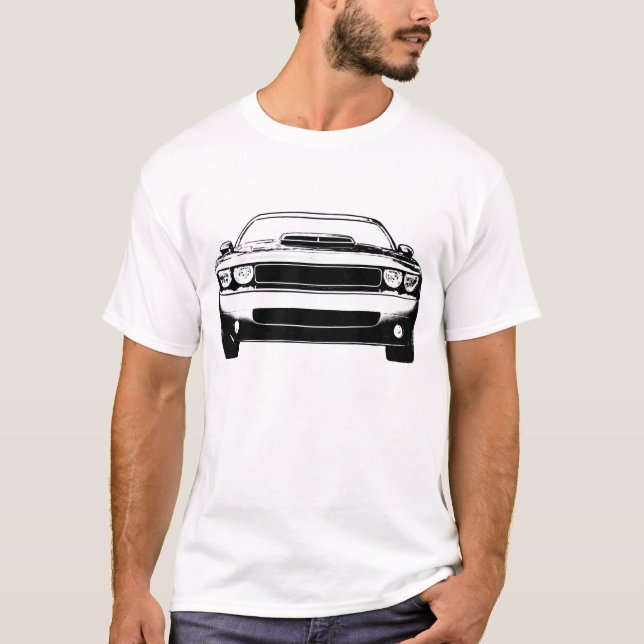 T-shirt Desafiador de Dodge (Frente)